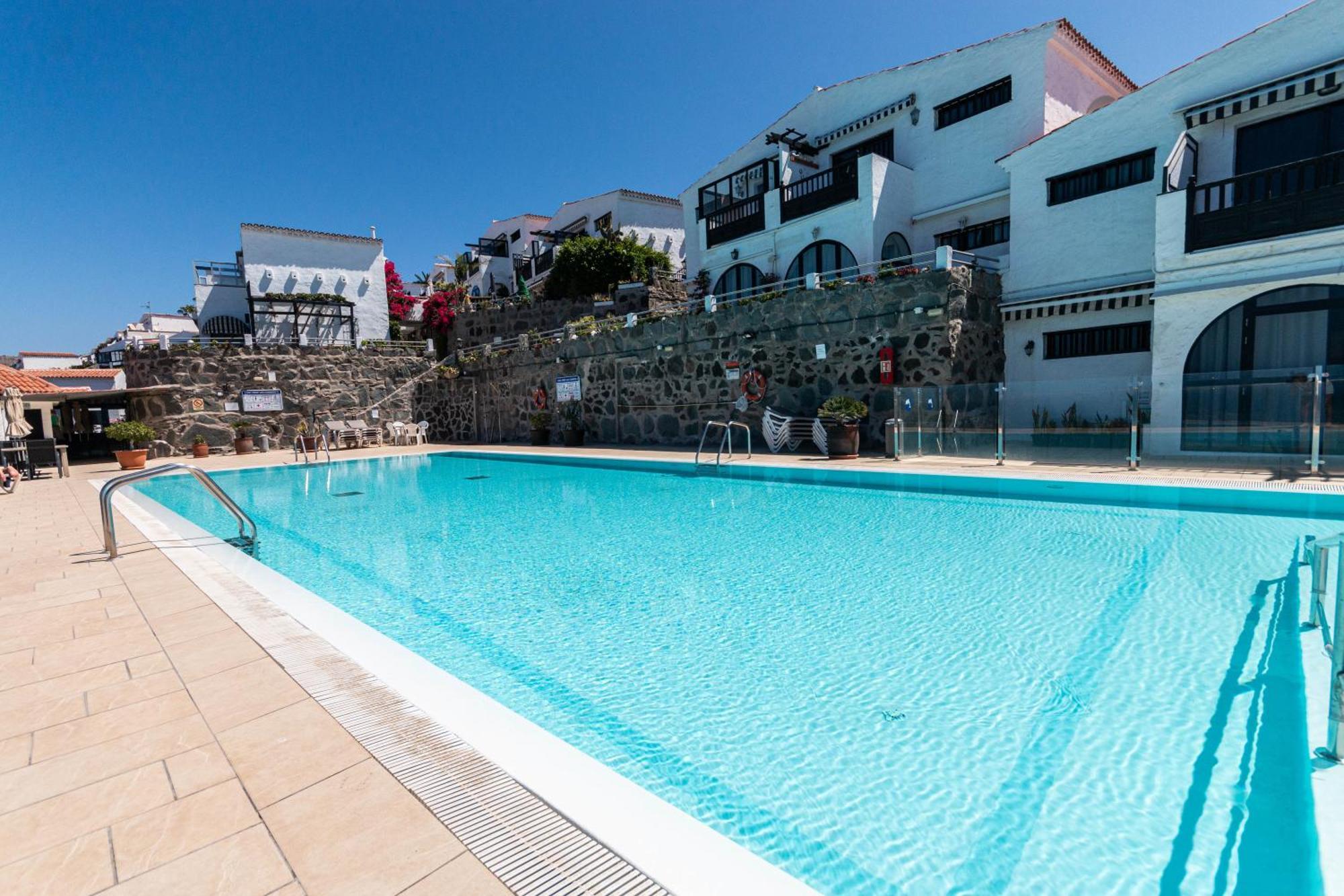 Very Romantic Seaview Apartment Patalavaca Mogan With Warm Pool エクステリア 写真